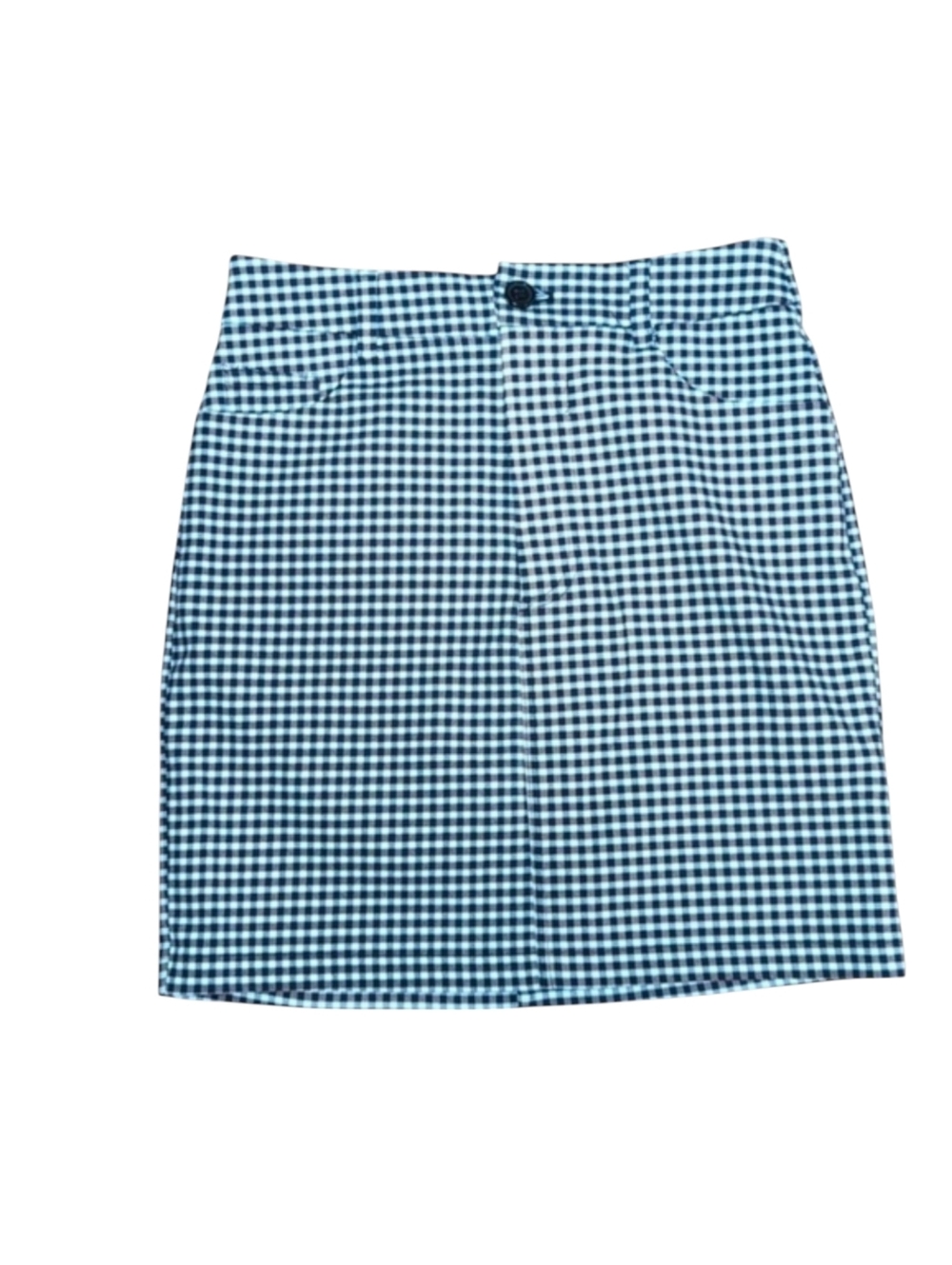 Forever 21 Brown & Black Gingham Plaid Mini Skirt